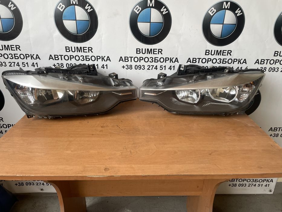 Бмв ф30 фари галоген