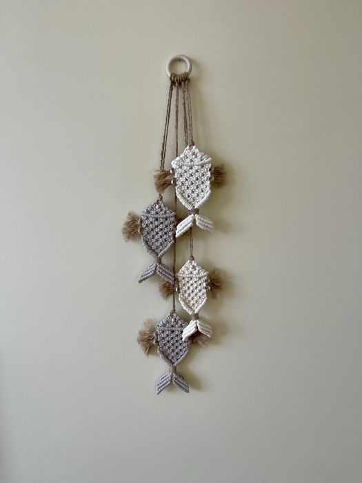 Adornos em macrame