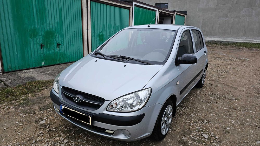 Hyundai Getz 1.1 2009 r. 107000 km, klima, czujniki parkowania