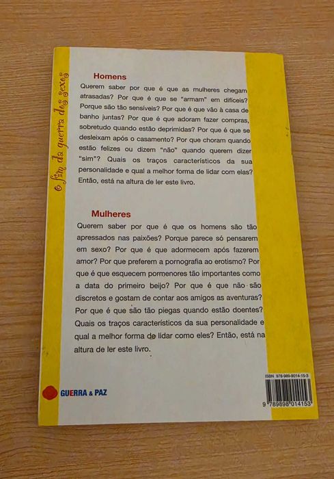 Livro O Fim da Guerra dos Sexos - Jorge Rio Cardoso