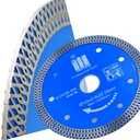 2 x Tarcza diamentowa do gresu płytek ceramika beton 125mm Niebieska
