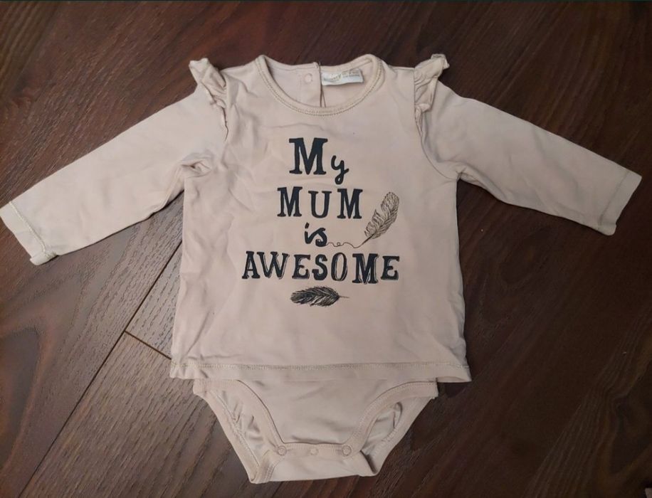 Body Lindex r 68 bluzka falbanki My mum