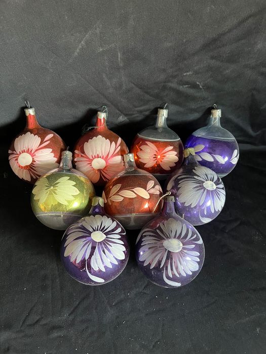 Bombki na choinkę z PRL