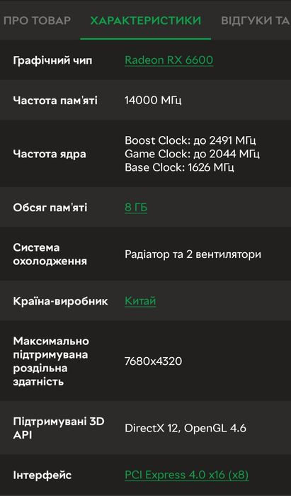 Відеокарта ASRock Radeon RX 6600 Challenger D 8GB (RX6600 CLD 8G)