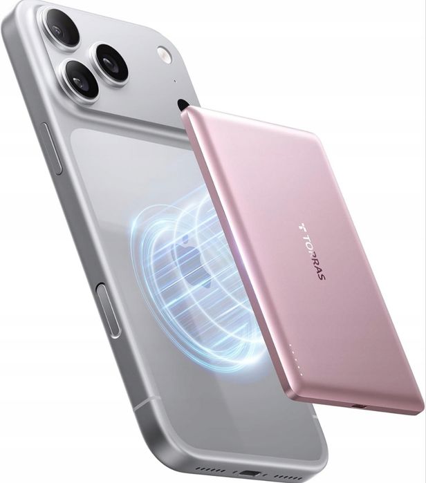 Powerbank Torras 5000 mAh różowy