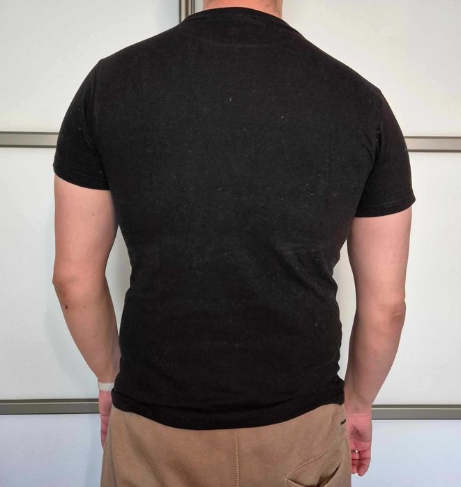 T-shirt męski czarny Dubai r. M
