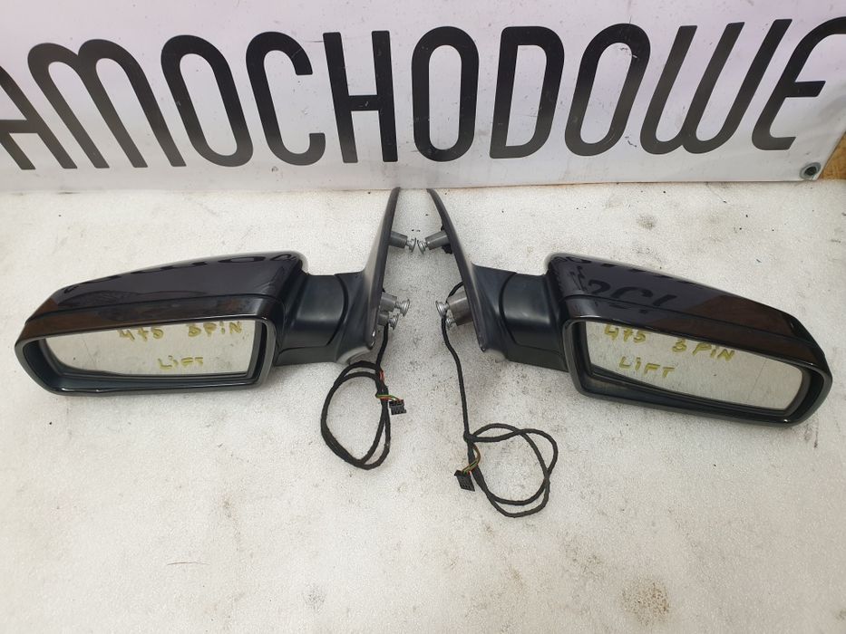 Bmw e63 e64 Lift LCi Lusterko Lewe Prawe 475/9 Europa 3 pinowe 3 pin