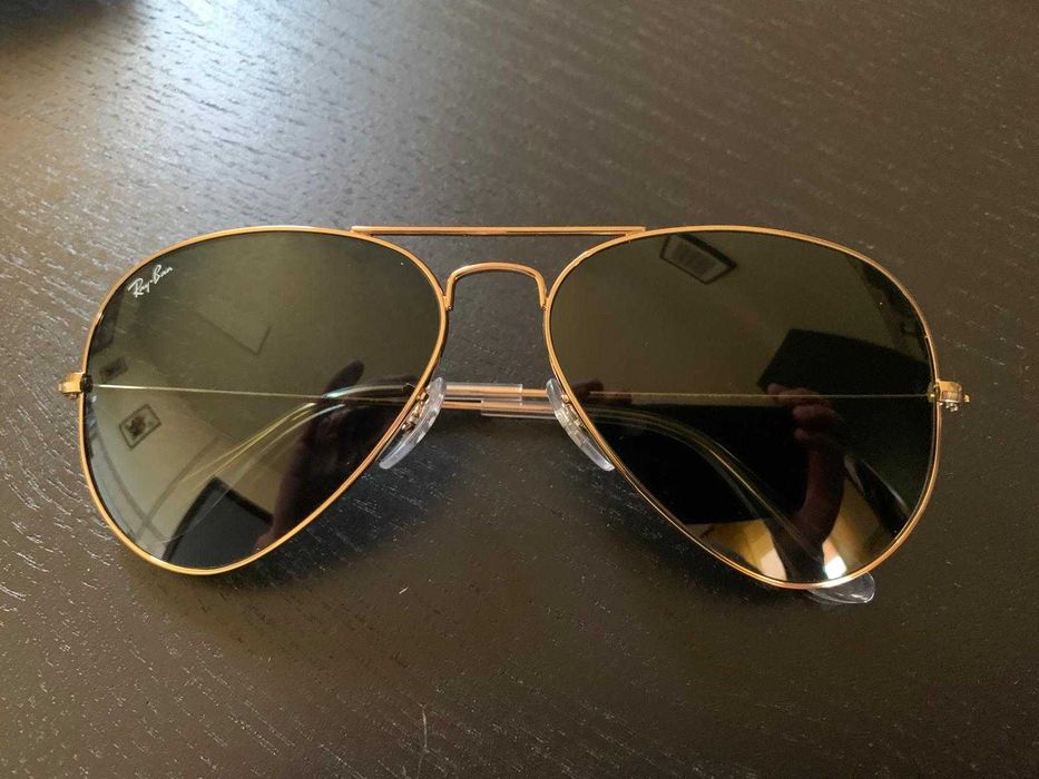 Óculos de sol de piloto, Ray Ban, novos