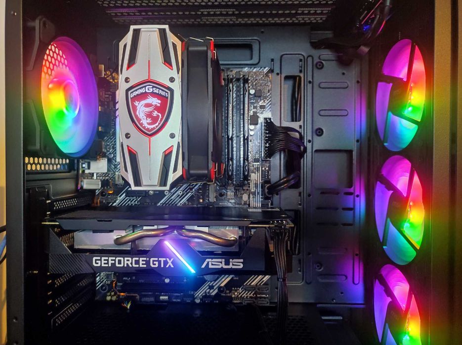 PC Gaming i3 10100F • GTX 1660 Super • 16GB 2400MHz • 256GB SSD + 1TB HDD • FRGB