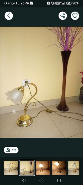 Lampka nocna retro vintage