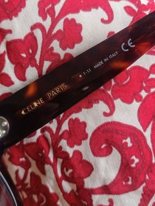 Brązowe okulary przeciwsłoneczne Celine Paris