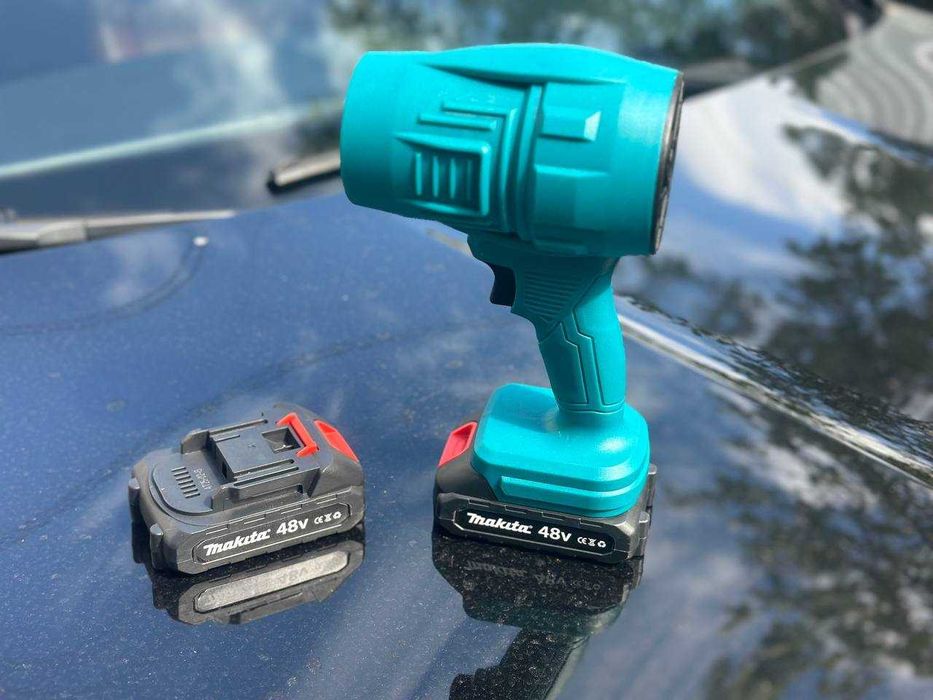 Турбовентилятор акумуляторний для обдува скла. Воздуходувка Турбофен