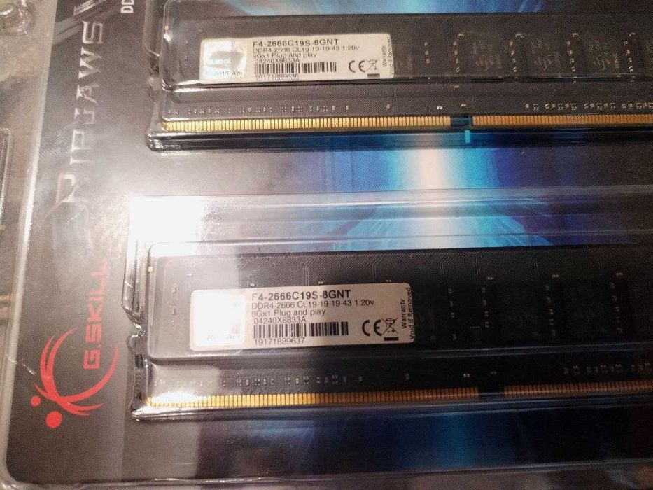 Оперативна пам'ять G.Skill DDR4 16GB 2x8 2666Mhz