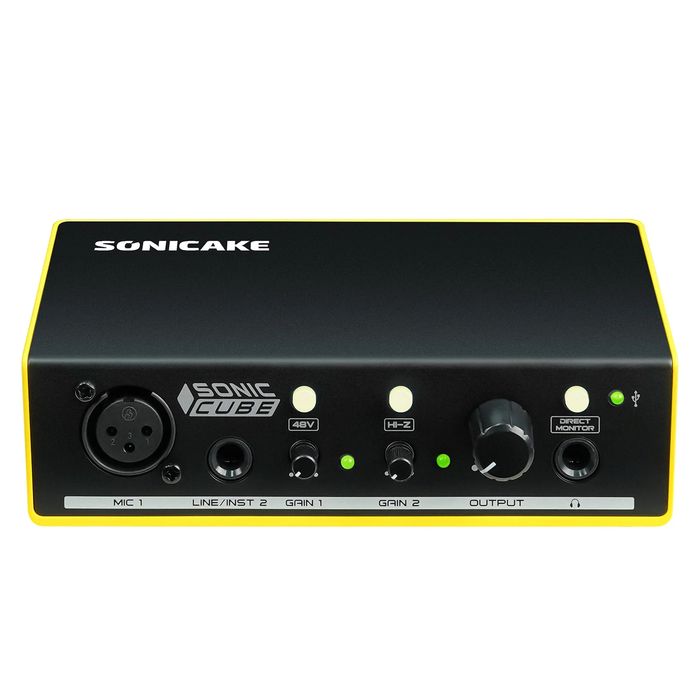 SONICAKE Interfejs Audio USB Mikser Podcast XLR 48V Streaming