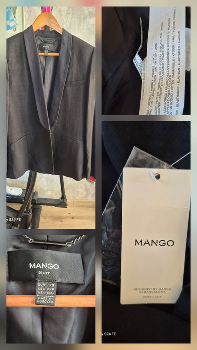 Стильний льняний піджак MANGO