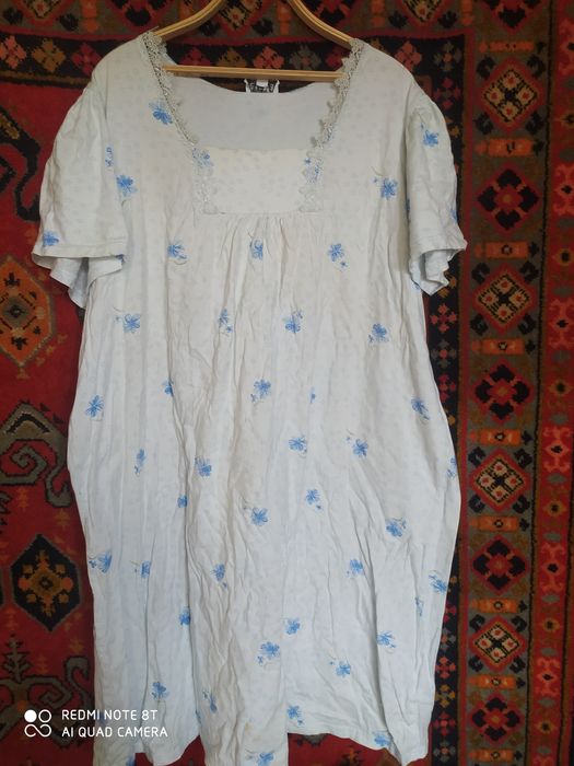 Женская ночная рубашка большого размера