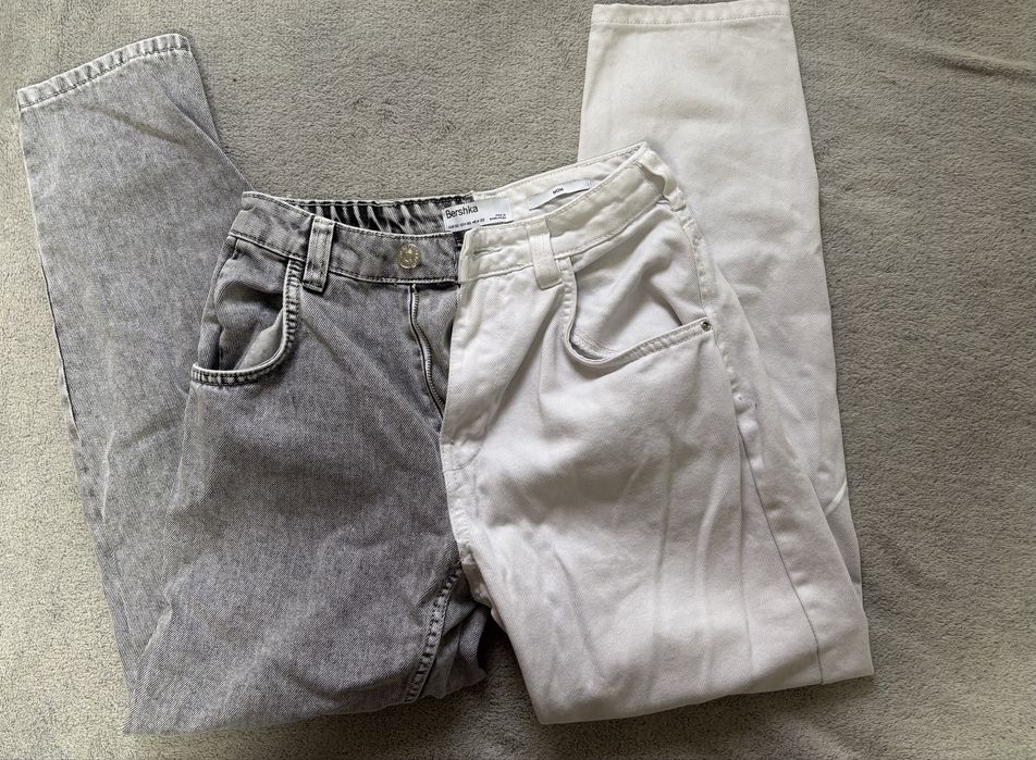 Spodnie Jeansy Bershka Mom fit r. 32