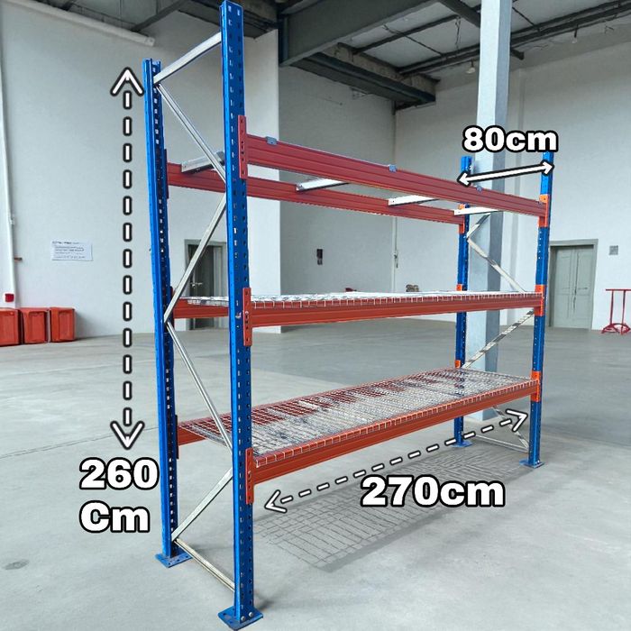 Regały magazynowe paletowe półkowe