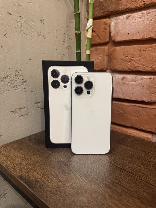 iPhone 13 Pro 100% 128gb Silver | Srebrny | Stan Jak Nowy