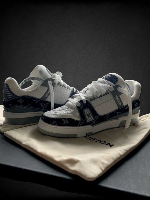 Ténis Louis Vuitton Trainers Black & White