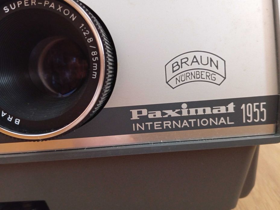 Projetor de Slides Braun Paximat International 1955