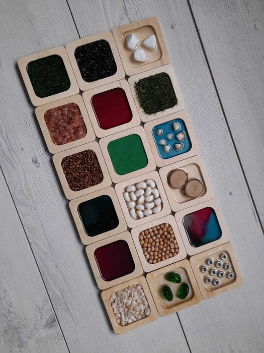 Ścieżka Sensoryczna Panele Sensoryczne Sensorki 15x15cm