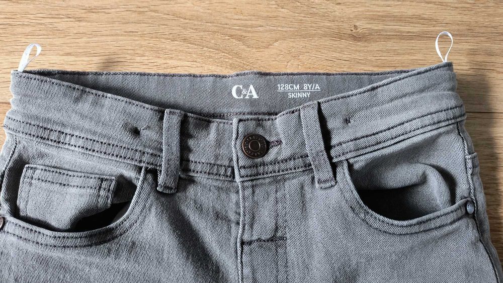 C&A - NOWE jeansy skinny dla chłopca 128