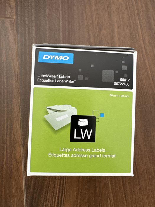 Etykiety DYMO 36x89 2x260szt