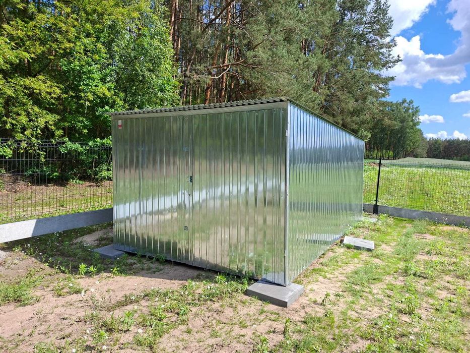 Garaż blaszany 2x3 ocynkowany Garaz Schowek Magazyn Garaże 2x3 3x3 3x4 3x5 3x6 producent !