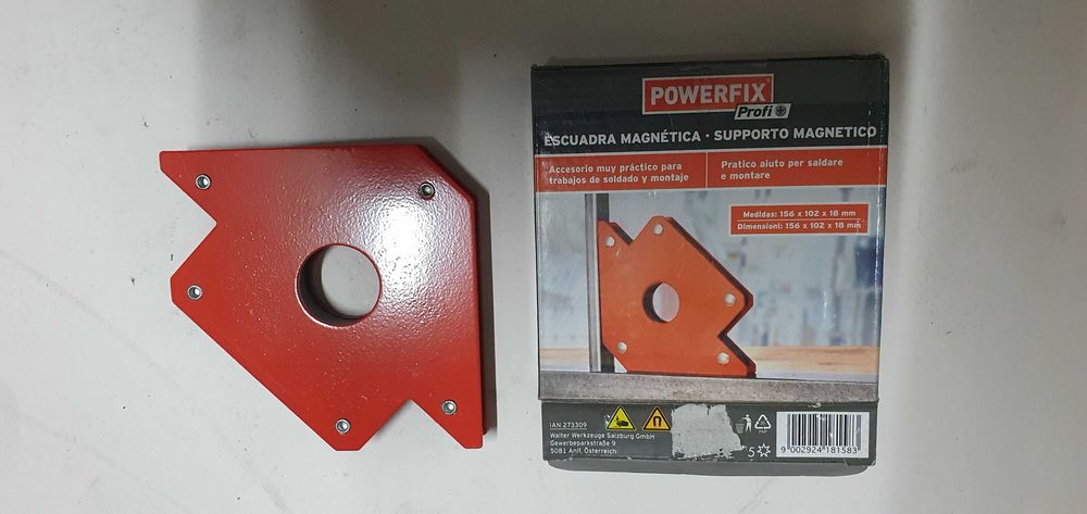 Íman angular pratico para soldar e montar-POWERFIX