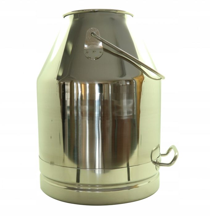 Konew udojowa nierdzewna 30 l Ø 180 mm BAŃKA LEKKA