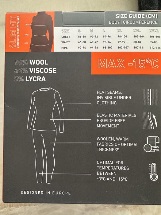 Термодбілизна з вовни і віскози Hetta