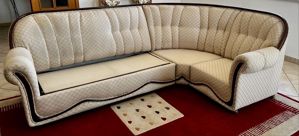 Sofá cama de canto