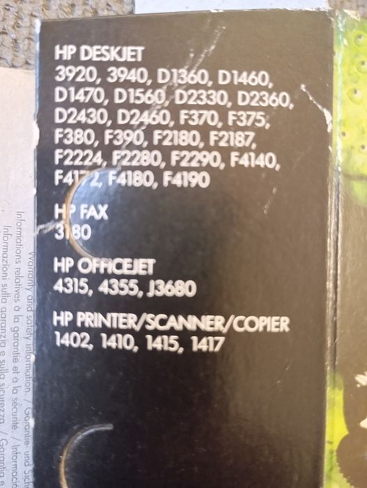 Vendo tinteiro preto HP 21