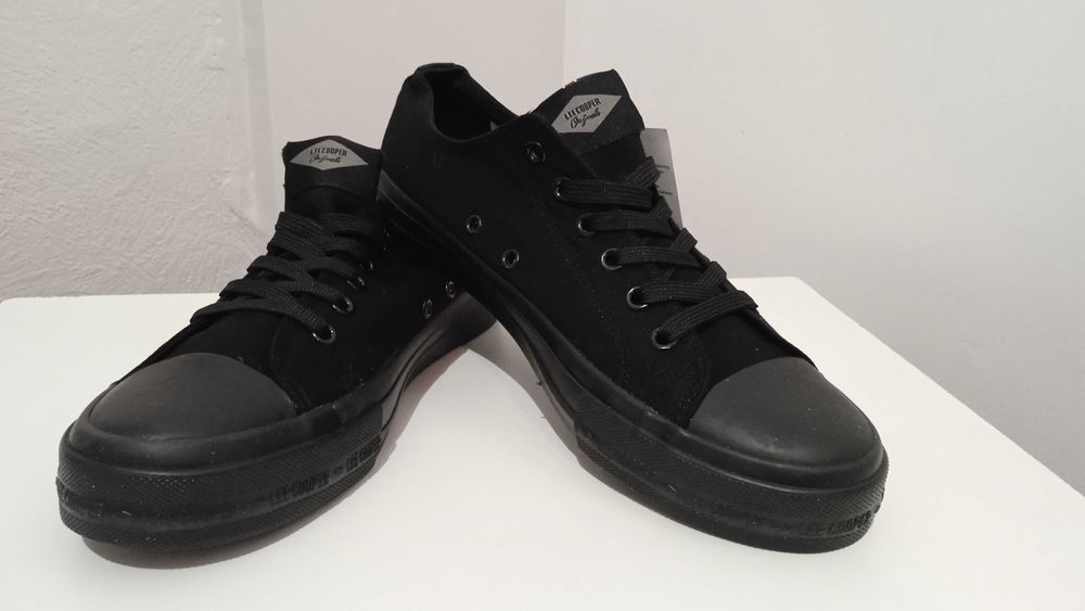 Czarne trampki Lee Cooper unisex r.41 Black sneakers
