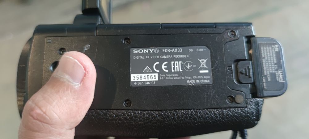 Sony FDR-AX33 видеокамера ax 33 сони ax-33 Sony