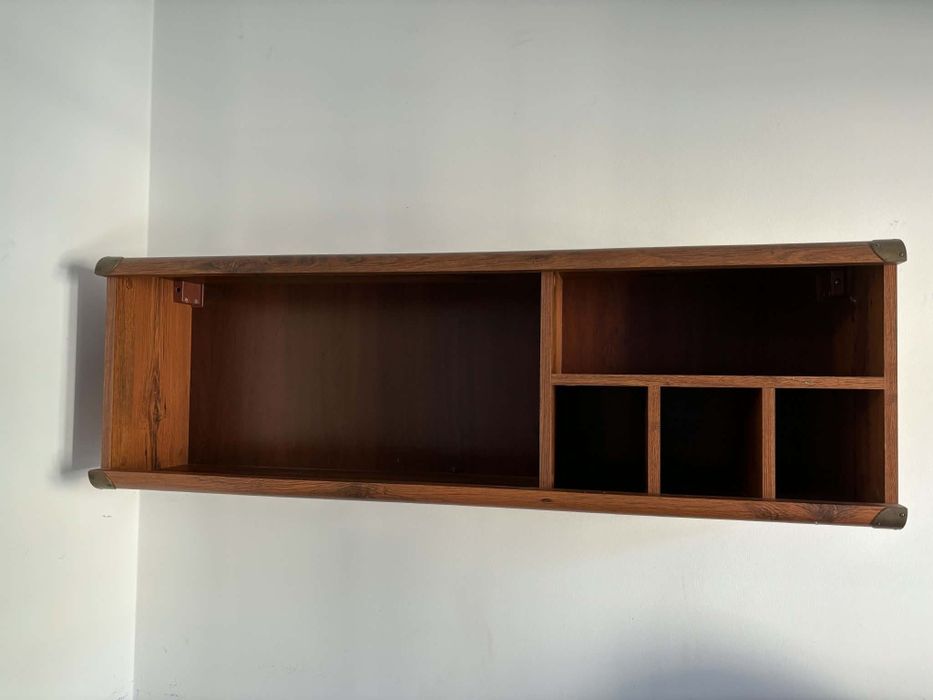 Półka ciemne drewno Ikea