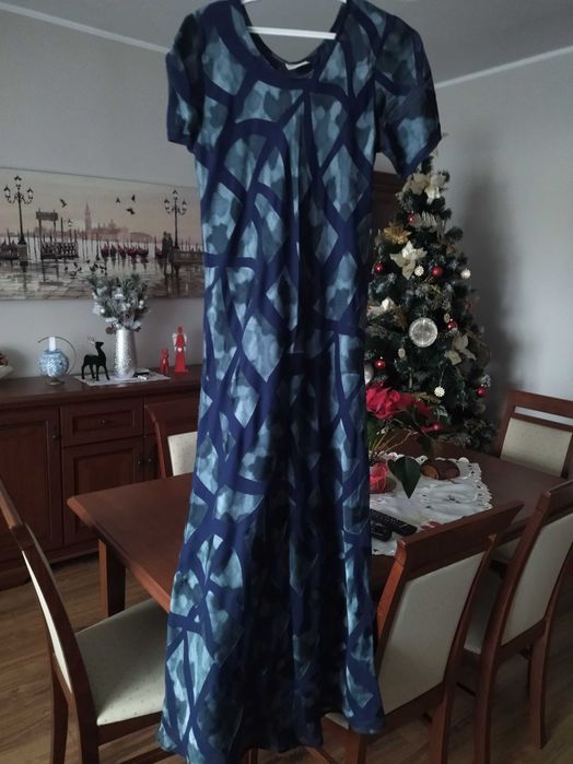 Sukienka maxi piękne kolory stan idealny