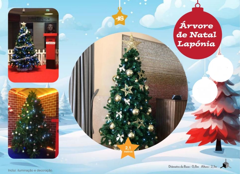 Árvores de Natal Gigantes - Decorações