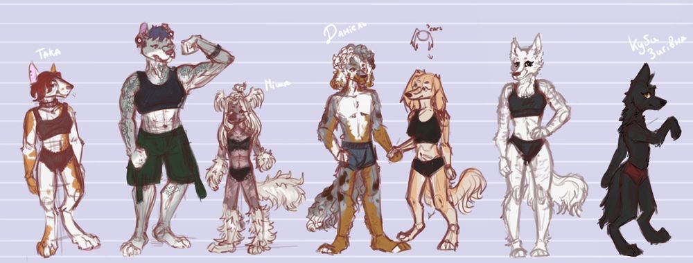 Арти малюнки тварин , Фуррі на замовлення