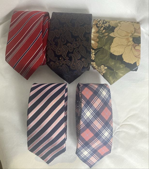 Брендові чоловічі шовкові краватки