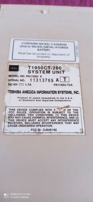 Toshiba T1950CT/200
