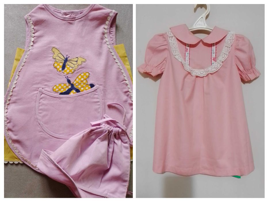 Сукня дитяча та сарафан. Нові, з  бавовни. Детское платьице из хлопка.