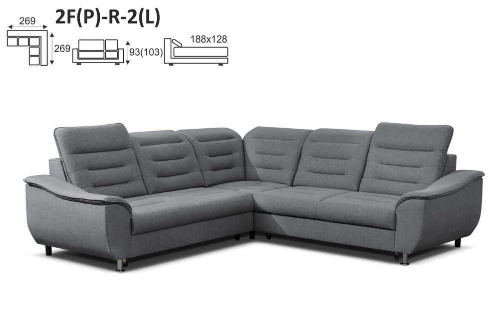 Narożnik Modułowy Bellagio -Dostawa Gratis