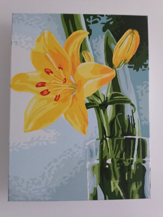 Obraz malowany ręcznie farbami akrylowymi