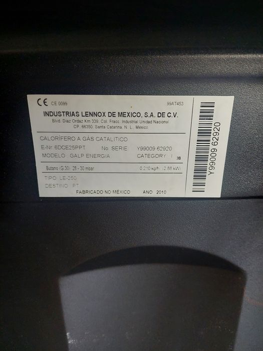 Aquecedor a gás galp tubagem nova