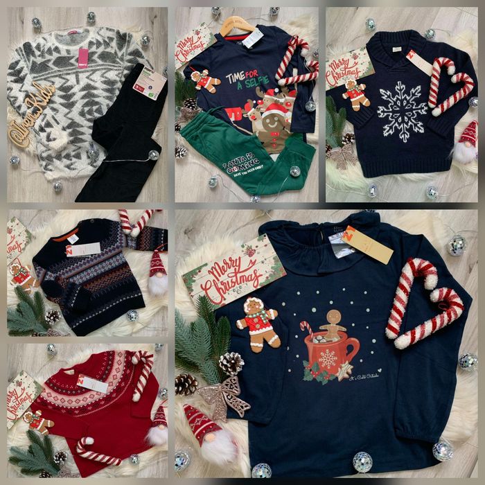 Новорічний светр одяг хлопчик/дівчинка від 0 міс. до 14 р, НОВИЙ