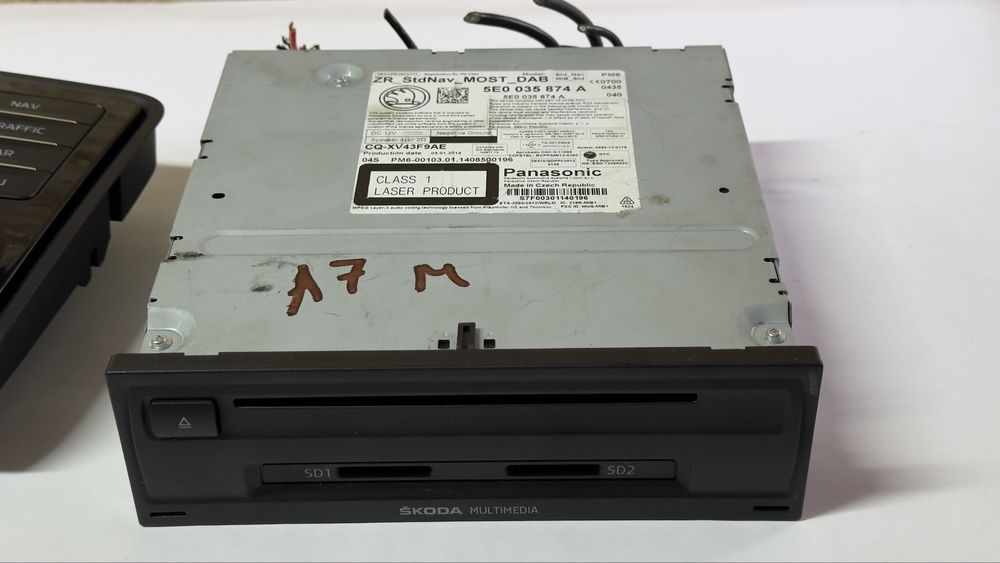 Škoda Octavia A7 магнітола з блоком мультимедія Октавія А7 Навігація