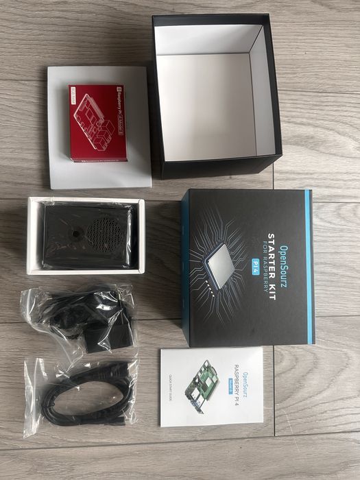 Nowe raspberry pi 4 b 8gb ram + zestaw