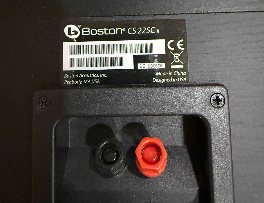 Центральний канал, колонка, Boston Acoustics CS 225C II Black